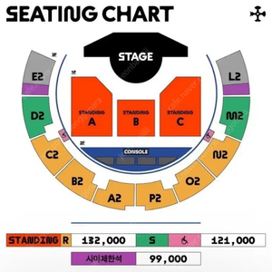 실리카겔 콘서트 토요일 스탠딩B구역 최고명당