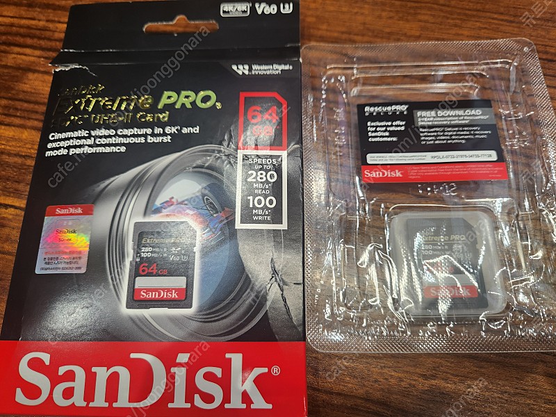 SanDisk Extreme Pro SDXC UHS-II Cart 64GB Write 280 Read 100