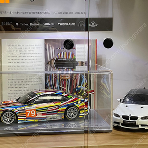 1:18/미니챔프/bmw m3 GT2 제프쿤스 아트카 판매 및 소니 풀프레임 미러리스 카메라와 교환+추금