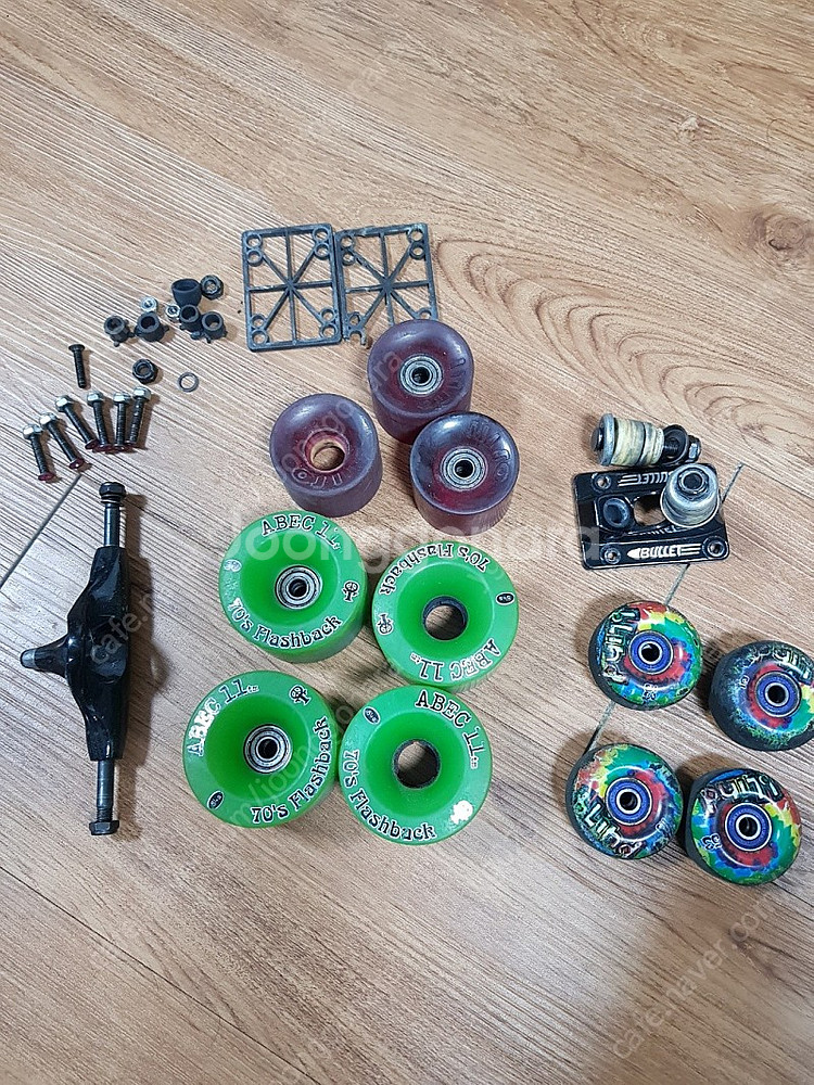 스케이트보드 롱보드 부품 휠 베어링 트럭 볼트 등등--0