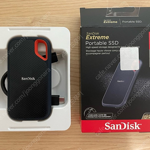 (네이버페이 안전거래등록) 국내 정품 / 샌디스크 외장SSD Sandisk Extreme (E61) / 2테라 2TB / 택배비포함 : 140,000원