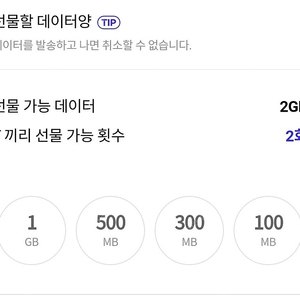 SKT 데이터 2기가 팝니다 3000원