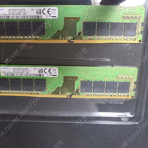 판매)삼성 램 ddr4 3200(256000) 16GB x 2개/택포75,000