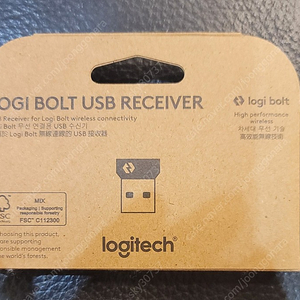 (미개봉,1만원)로지텍 로지볼트 USB 리시버 팝니다