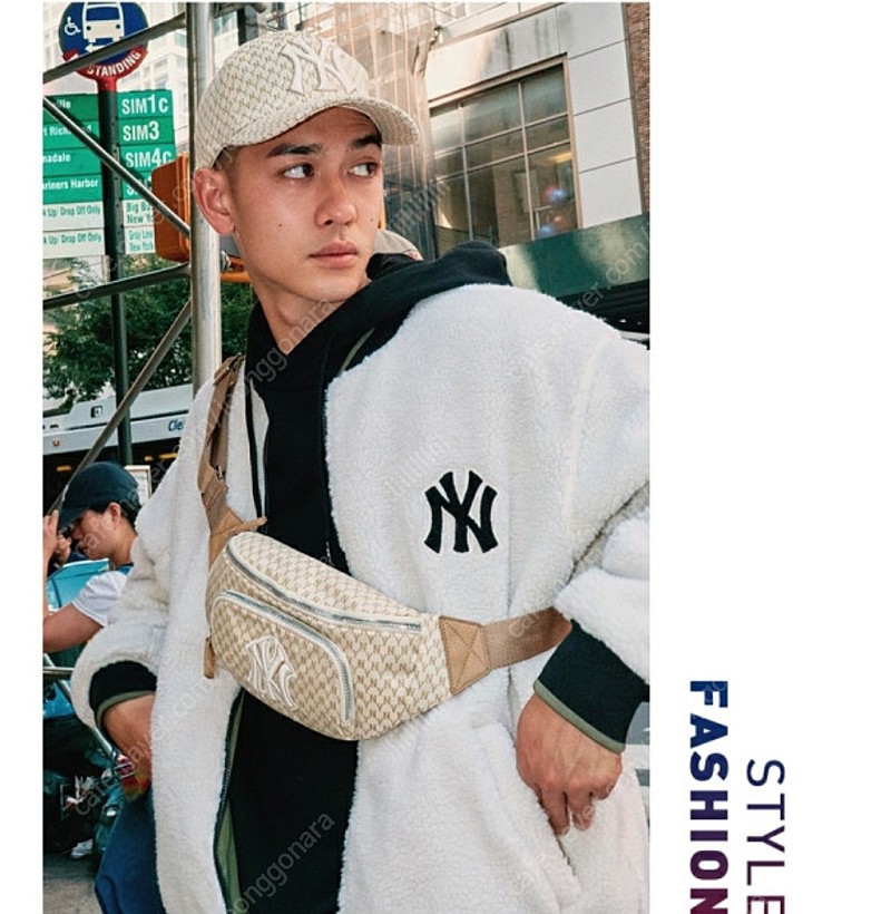 MLB 모노그램 뉴욕 양키스 남녀공용 볼캡 야구모자