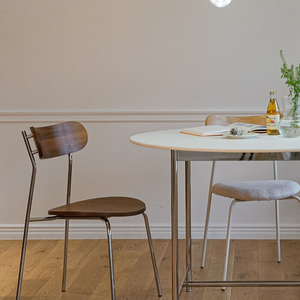 인테리어의자 카페의자 식탁의자 <오블리크테이블>의 프롭우드체어 월넛색상 의자 판매