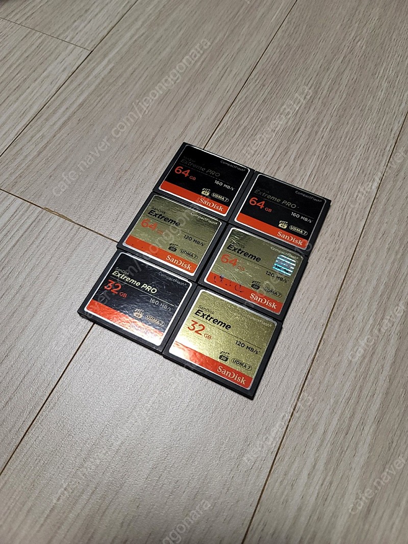 SANDISK 샌디스크 CF 메모리카드 판매합니다. (64GB, 32GB)