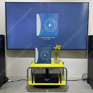 삼성 4K QLED TV 75인치 장스탠드 및 단스탠드 포함