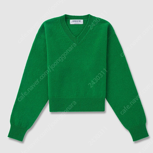 얼바닉30 British Wool Knit (True Green) 브리티시 울 니트 v넥 니트 그린 색상 판매