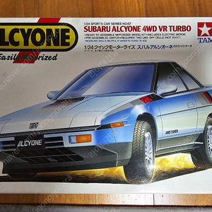 타미야 SUBARU ALCYONE 4WD VR TURBO Easily Motorized TAMIYA 스바루 알시오네 4륜 터보 모터라이즈드 제품