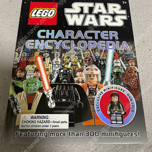 레고(LEGO) DK출판 Star Wars Character Encyclopedia(한솔로 메달 미니피규어) 미사용 판매합니다.