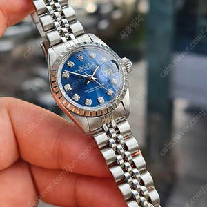 [정품] 롤렉스 여성용 데이저스트 블루 10P 다이아몬드 다이얼 (Rolex Women's Datejust Blue 10P Diamond Dial)