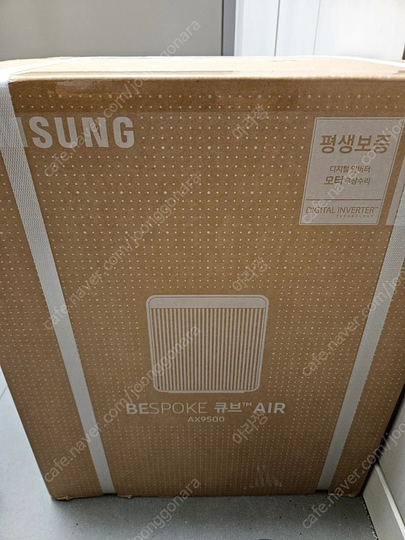 (미개봉 새제품)삼성 비스포크 큐브에어 공기청정기