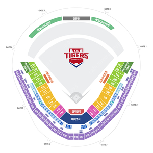 5/15(수)공휴일 기아 타이거즈 vs 두산 외야자유석 3장