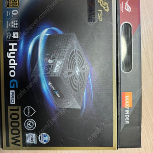 FSP HYDRO G PRO 1000W 80PLUS Gold + 맥스파인더 ROG EDITION V2 슬리빙 케이블