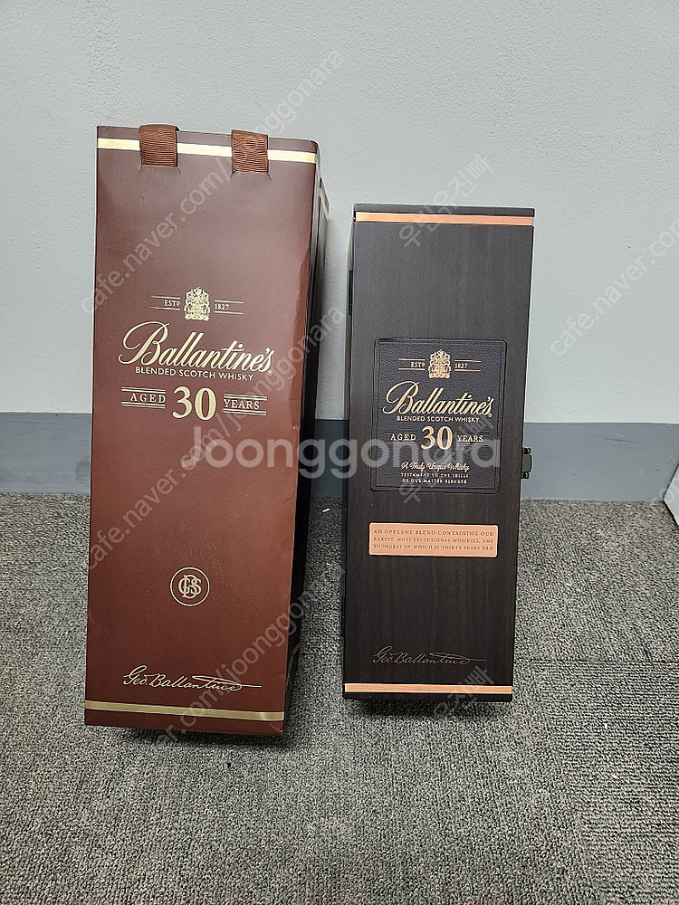 양주 공병(킹 죠지, 발렌타인 30)--1