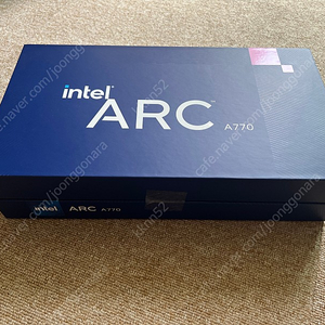 인텔 arc a770 그래픽카드팝니다 (rtx 3060ti급)