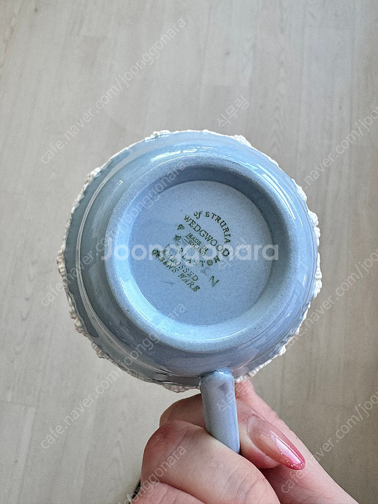 웨지우드 퀸즈웨어 티팟 찻잔 크리머 슈가볼 빈티지--6
