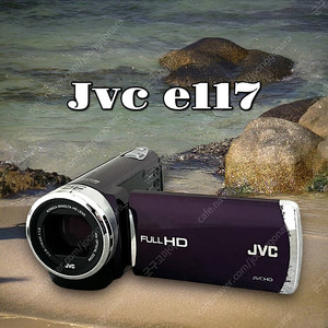 보라색 빈티지 캠코더 jvc e117