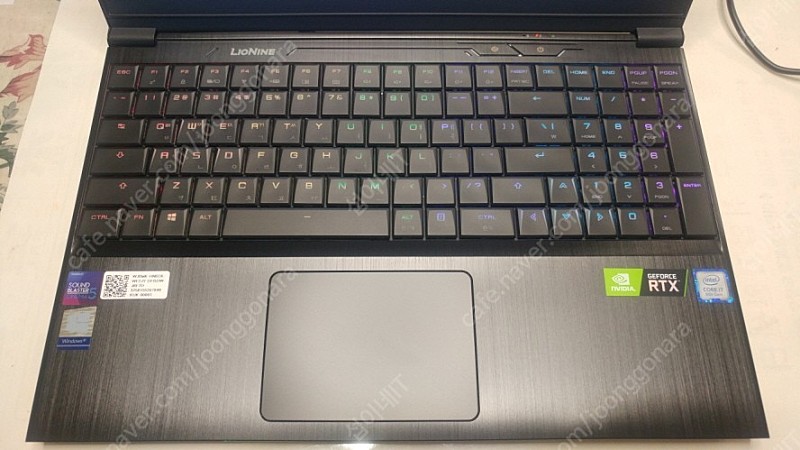 [판매]리오나인 L7SRX 슬림/고성능 게이밍 노트북(RTX2060)