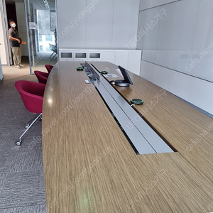 수입명품 책상 스틸케이스 대형 회의테이블,회의용책상 (4000,4800*1500)(사무실,사무용)
