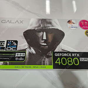 (미개봉)갤럭시 지포스 RTX 4080 SUPER SG WHITE OC 16GB 화이트팝니다!~