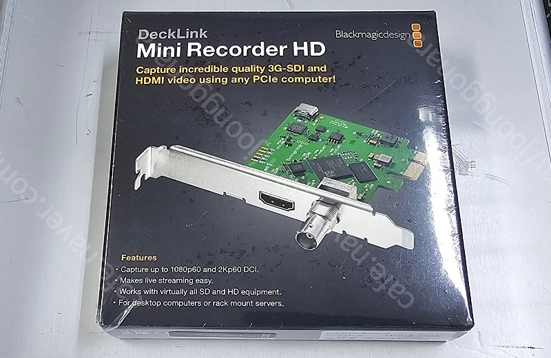 DeckLink Mini Recorder HD 비디오 캡쳐카드 [미개봉-10만]