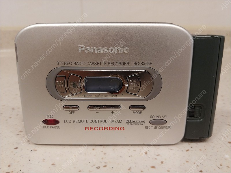 파나소닉(RQ-SX65F)-1 워크맨(라디오,카세트 레코더플레이어) 판매합니다.
