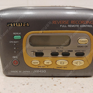 아이와(HS-JX649G)-1 1 워크맨(라디오,카세트 레코더플레이어) 판매합니다.​