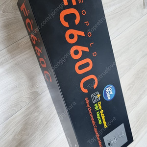 레오폴드 FC660C 화이트 저소음 45g 균등 토프레 무접점키보드 판매합니다.