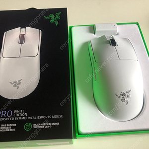 레이저 바이퍼 Viper v3 pro White 정발