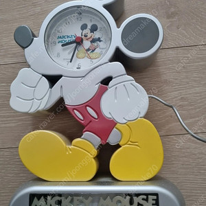 미키마우스 기념 탁상 시계 알람 시계