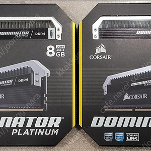 [램] 커세어 도미램 DDR4 3000 CL15 4G*2 (2세트)