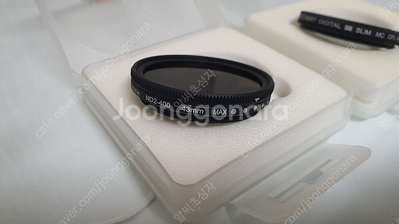 케이앤에프컨셉 필터 43mm 두가지 일괄판매합니다.--0