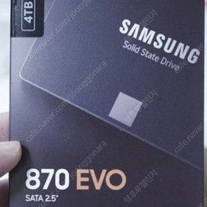 삼성 870 EVO 4테라 4TB SSD (미개봉, 보증 넉넉)