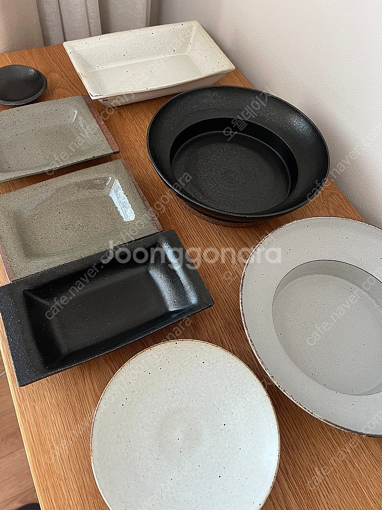 화소반 멀티볼, 깊은 사각접시 포함 일괄판매--0