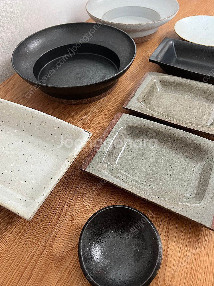 화소반 멀티볼, 깊은 사각접시 포함 일괄판매--3