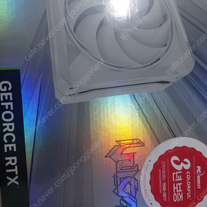 COLORFUL iGame 지포스 RTX 4080 SUPER Vulcan OC D6X 16GB White 피씨디렉트 미개봉 판매