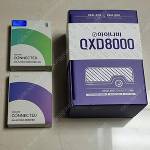 아이나비 블랙박스 QXD8000 128G + 커넥티드 프로 플러스 미개봉 새상품