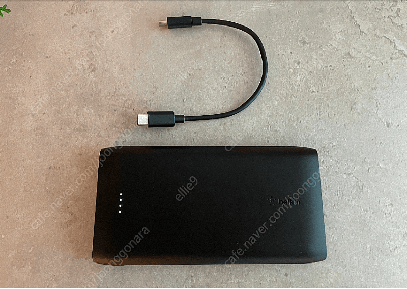 벨킨 부스트업 USB-C PD 고속 충전 보조배터리 10000mAh + C타입 케이블 BPB001bt