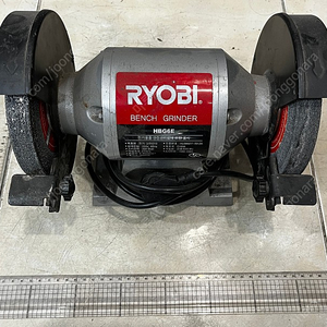 일본 RYOBI 료비 탁상 그라인더 HBG 6E 연삭기 글라스 연마기 150mm