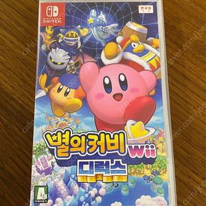 스위치 별의커비 wii 디럭스 팔아요!