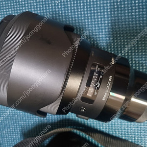 시그마 아트 85mm F1.4 DG HSM 소니마운트 풀박스 팝니다.