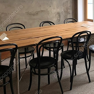 고재 원목 롱테이블 카페 큰테이블 고급테이블