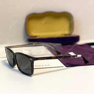 [새제품, 정품] 구찌 GUCCI 정품 딥 브라운 호피 선글라스 안경 안경테 새상품