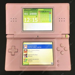 닌텐도 DS lite 핑크 + 알포칩( 유명게임 포함 40종)