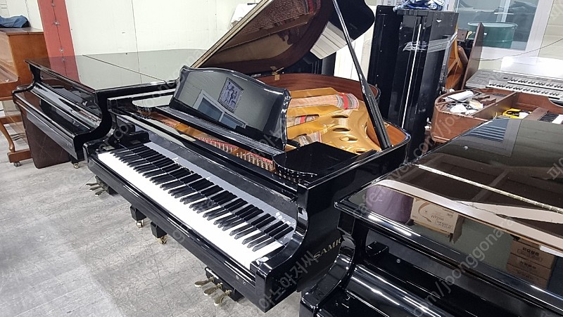 (판매)삼익그랜드피아노 가정집소장품 G-185E 블랙유광