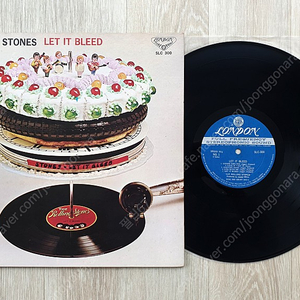 (LP 판매) 락 - 롤링 스톤즈 (Rolling Stones) Let It Bleed 1970년 일본 초판 게이트 폴더