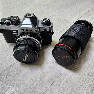 니콘(Nikon) FM2 카메라 + 렌즈(80~200mm)