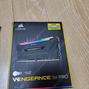 커세어 밴티지 rgb pro ddr4 3600 32gb cl18